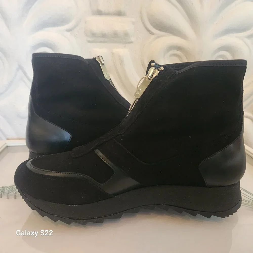 Norma J. Baker Black Above Ankle Boots. NWOT. Size EU 37/6.5 US